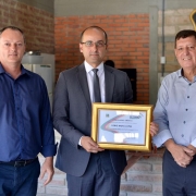 Delegado Vladmir Urach, delegado Fábio Mota Lopes e Sérgio Teixeira